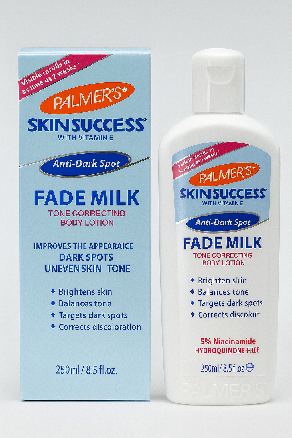 palmer’s skin success fade milk – tone correcting body lotion –